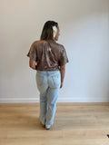 Protea Tropical (Brown) - Aloha Tee (Ladies)