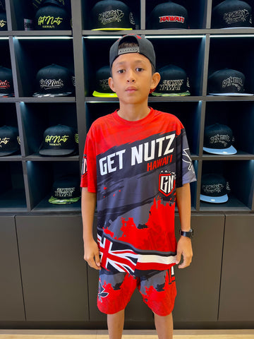 Flag (Red) - Kids Jersey (Short Sleeve)