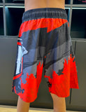 Flag (Red) - Kids Surf Shorts