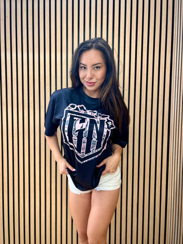 Leaves Logo (Pink/Black) - Jersey (Short Sleeve)