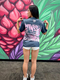 Leaves (Grey/Pink) - Jersey (Short Sleeve)
