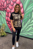 Camo Flag (Black/Brown) - Men's Cotton Tee