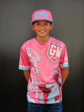 Kamehameha Cotton Candy (Pink) - Kids Jersey (Short Sleeve)