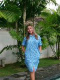Tropical (Blue) - Dress