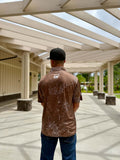 Protea Tropical (Brown) - Polo (Mens)