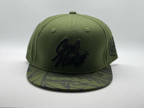 Getnutz Olive/Black - Snapback (Adult)