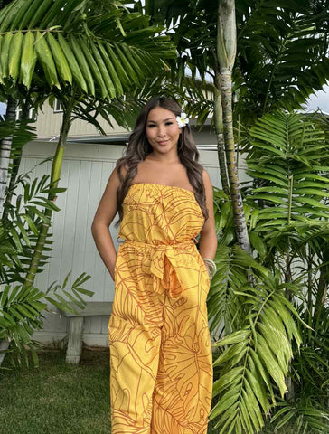 Tropical (Yellow) - Romper