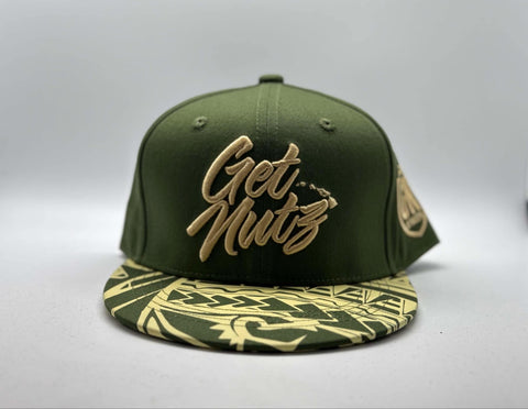 Getnutz Olive/Tan - Snapback (Youth)