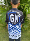 Hawaii Triangles (Blue) - Kids Jersey (Short Sleeve)