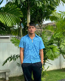Tropical (Blue) - Aloha Shirt (Adult)