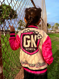 Getnutz (Sand) - Kids Bomber Button-Up Jacket