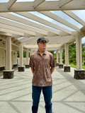 Protea Tropical (Brown) - Polo (Mens)