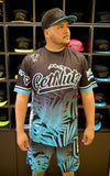 Floral (Teal) - Jersey (Short Sleeve)