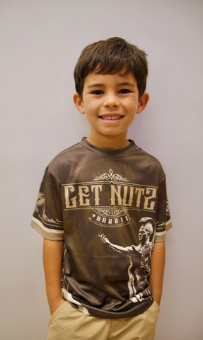 Kamehameha (Brown) - Kids Jersey (Short Sleeve)