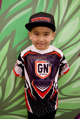 Digital (Red) - Kids Jersey (Short Sleeve)