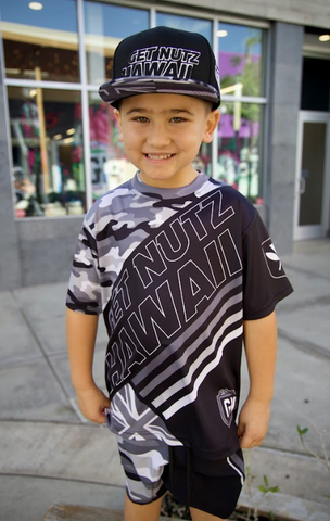 Camo (Grey) - Kids Jersey (Short Sleeve)