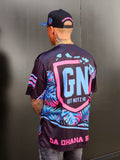 Monstera (Pink/Blue) - Jersey (Short Sleeve)