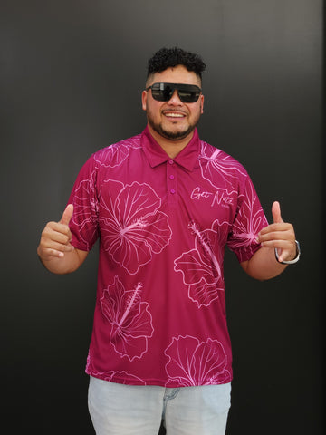 Hibiscus (Pink) - Polo