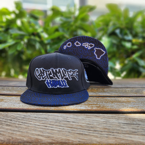 Graffiti (Blue) - SnapBack (Youth)