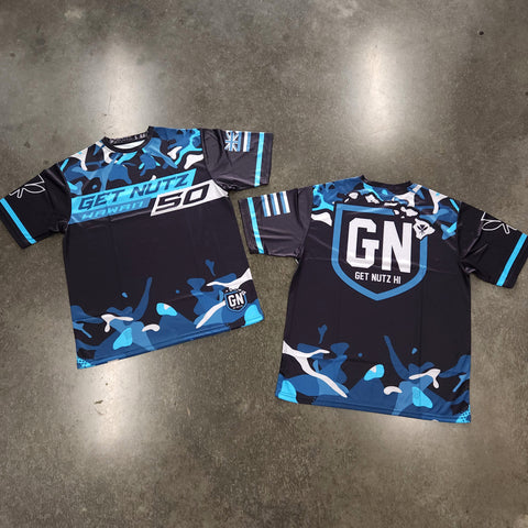 Getnutz Camo (Blue) - Jersey (Short Sleeve)