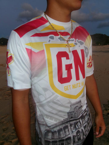 Iolani Palace (White/Yellow) - Jersey (Short Sleeve)