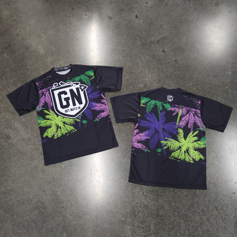 Palm Trees (Purple) - Kids Jersey (Short Sleeve)