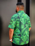 Monstera (Green) - Aloha Shirt (Adult)