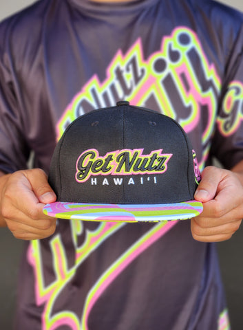 GN Ribbon (Pink/Green) - Snapback (Youth)