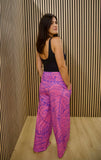 Floral (Pink) - Flowy Pants (Ladies)