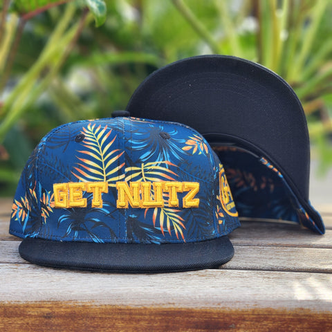 Floral (Blue/Yellow) - Snapback (Youth)