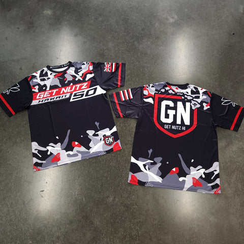 Getnutz Camo (Red) - Jersey (Short Sleeve)